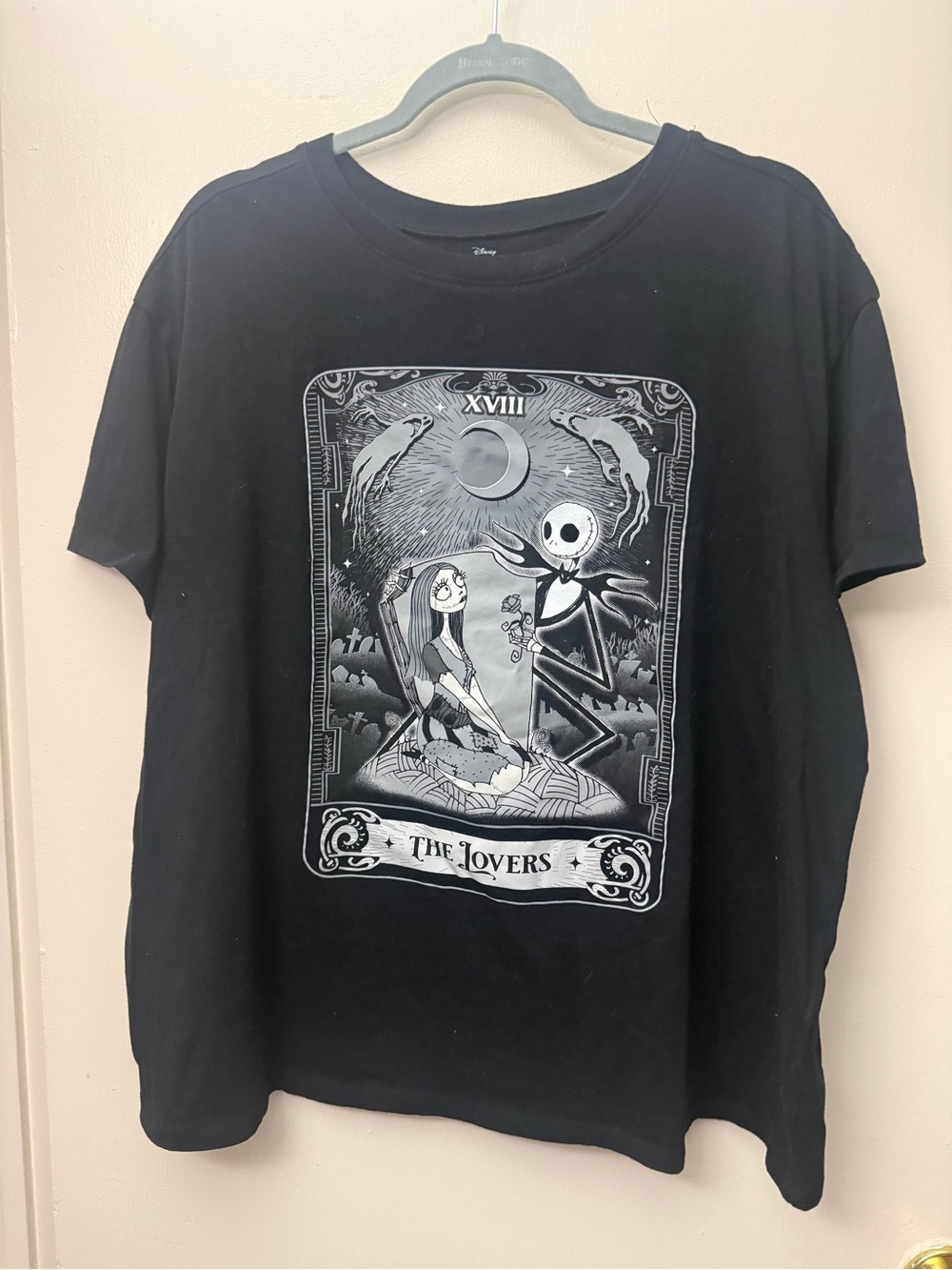 Nightmare Before Christmas Jack and Sally Tarot Card T-Shirt